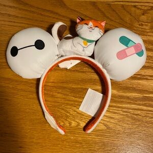 Damaged* Baymax and Mochi Mickey Ears New